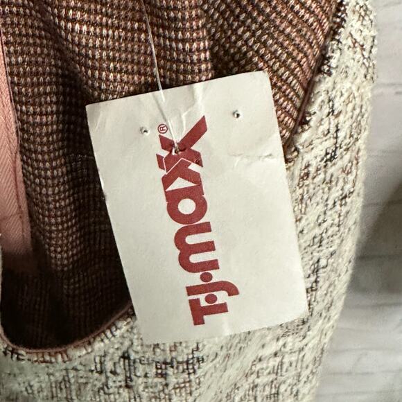 W5 Women’s 3/4 Sleeve Tan Tweed Sweater, Small, NWT - Picture 7 of 8